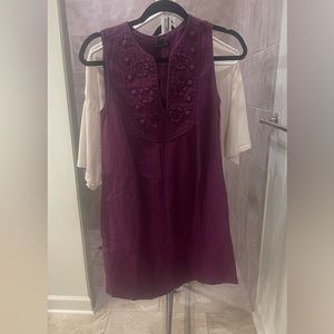 Purple Banana Republic dress